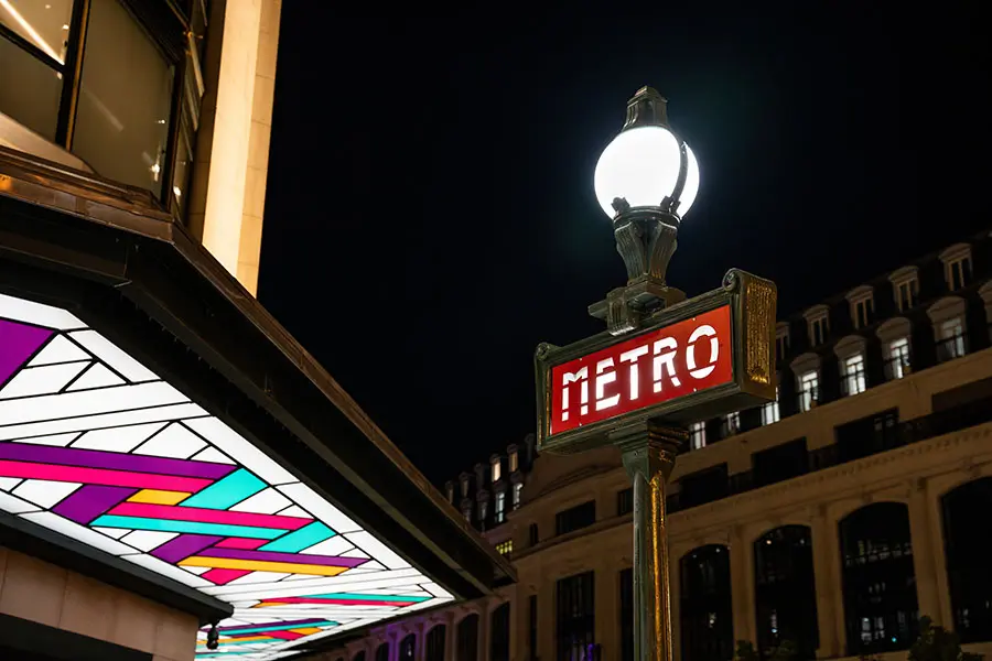 Public transportation in paris